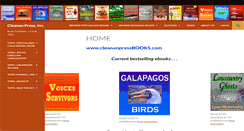 Desktop Screenshot of cleananpressbooks.com