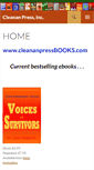 Mobile Screenshot of cleananpressbooks.com